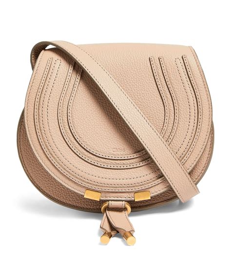 chloe marcie tassel|Small Marcie saddle bag in grained leather .